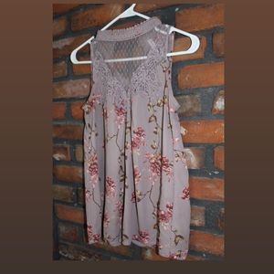 Mesh halter top